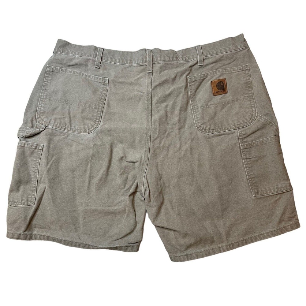 Carhartt Utility Workwear Shorts Tan Cotton Size 44 Adult Mens Breathable